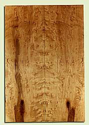 MAES31678 - Rock Maple, Solid Body Guitar or Bass Fat Drop Top Set, Med. to Fine Grain, Excellent Color & Curl, Exquisite Luthier Tonewood, 2 panels each 0.36" x 8" x 23", S2S