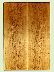 MAES31698 - Rock Maple, Solid Body Guitar or Bass Fat Drop Top Set, Med. to Fine Grain, Excellent Color & Curl, Exquisite Luthier Tonewood, 2 panels each 0.4" x 7.875" x 23", S2S