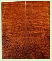RWES31741 - Redwood Drop Top, Med. to Fine Grain Salvaged Old Growth, Excellent Color & Curl, Great Guitar Tonewood, 2 panels each 0.18" x 8.25" x 20", S2S