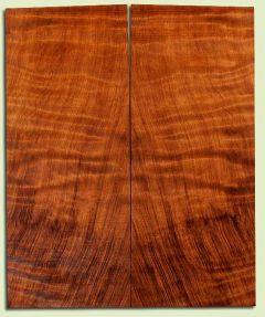 RWES31755 - Redwood Drop Top Set, Med. to Fine Grain Salvaged Old Growth, Excellent Color & Curl, Great Guitar Tonewood, 2 panels each 0.18" x 8.125" x 20", S2S