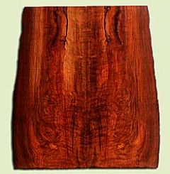 RWES34132 - Curly Redwood, Solid Body Guitar Drop Top Set, Med. to Fine Grain Salvaged Old Growth, Excellent Color & Curl, Remarkable Guitar Wood, Note:  Major Check, 2 panels each 0.28" x 8 to 9.75" x 21", S2S
