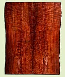 RWES34153 - Curly Redwood, Solid Body Guitar Drop Top Set, Med. to Fine Grain Salvaged Old Growth, Excellent Color & Curl, Premium Guitar Wood, Note:  Checks, 2 panels each 0.28" x 8.25 to 9" x 22.75", S2S