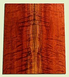 RWES34188 - Curly Redwood, Solid Body Guitar or Bass Drop Top Set, Med. to Fine Grain Salvaged Old Growth, Excellent Color & Curl, Astonishing Guitar Wood, Note:  Pitch Pocket on Back, 2 panels each 0.27" x 9.5 to 10.125" x 22.375", S2S