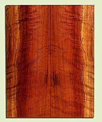 RWES34194 - Curly Redwood, Solid Body Guitar or Bass Drop Top Set, Med. to Fine Grain Salvaged Old Growth, Excellent Color & Curl, Astonishing Guitar Wood, 2 panels each 0.27" x 9.125" x 23.5", S2S