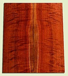 RWES34198 - Curly Redwood, Solid Body Guitar or Bass Drop Top Set, Med. to Fine Grain Salvaged Old Growth, Excellent Color & Curl, Astonishing Guitar Wood, 2 panels each 0.27" x 9.375 to 9.875" x 22.25", S2S