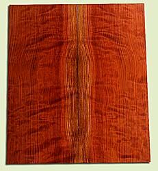RWES34199 - Curly Redwood, Solid Body Guitar or Bass Drop Top Set, Med. to Fine Grain Salvaged Old Growth, Excellent Color & Curl, Astonishing Guitar Wood, 2 panels each 0.27" x 9.375 to 10" x 22.25", S2S