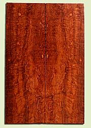 RWES34220 - Curly Redwood, Solid Body Guitar Drop Top Set, Med. to Fine Grain Salvaged Old Growth, Excellent Color & Curl, Outstanding Guitar Wood, 2 panels each 0.28" x 7.25" x 22", S2S