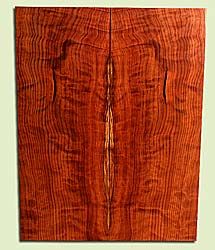 RWES34228 - Curly Redwood, Solid Body Guitar or Bass Drop Top Set, Med. to Fine Grain Salvaged Old Growth, Excellent Color & Curl, Outstanding Guitar Wood, Note: Pitch Pocket, 2 panels each 0.28" x 9 to 9.75" x 23.875", S2S