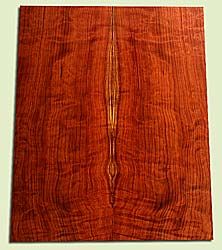 RWES34229 - Curly Redwood, Solid Body Guitar or Bass Drop Top Set, Med. to Fine Grain Salvaged Old Growth, Excellent Color & Curl, Outstanding Guitar Wood, 2 panels each 0.28" x 9.5 to 10.25" x 23.875", S2S