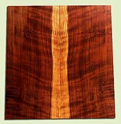 RWES34233 - Curly Redwood, Solid Body Guitar Drop Top Set, Med. to Fine Grain Salvaged Old Growth, Excellent Color & Curl, Great Guitar Wood, 2 panels each 0.28" x 10.25 to 10.625" x 22", S2S