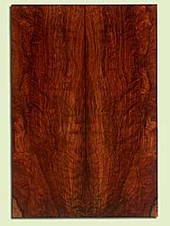 RWES34281 - Curly Redwood, Solid Body Guitar Drop Top Set, Med. to Fine Grain Salvaged Old Growth, Excellent Color & Curl, Stunning Guitar Wood, Note: Major check in layout, 2 panels each 0.25" x 7.5" x 21.875", S2S