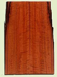 RWES34300 - Curly Redwood, Solid Body Guitar Drop Top Set, Med. to Fine Grain Salvaged Old Growth, Excellent Color & Curl, Outstanding Guitar Wood, 2 panels each 0.26" x 6.75 to 7.75" x 22.875", S2S