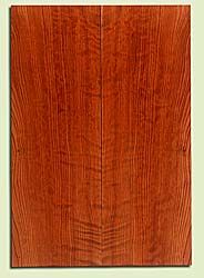RWES34335 - Curly Redwood, Solid Body Guitar Drop Top Set, Med. to Fine Grain Salvaged Old Growth, Excellent Color & Curl, Stellar Guitar Wood, 2 panels each 0.26" x 8" x 23.5", S2S