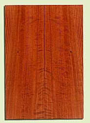 RWES34337 - Curly Redwood, Solid Body Guitar Drop Top Set, Med. to Fine Grain Salvaged Old Growth, Excellent Color & Curl, Stellar Guitar Wood, Note:  Knots, 2 panels each 0.26" x 7.875" x 22.875", S2S