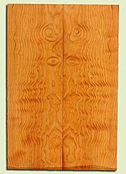 DFES34401 - Curly Douglas Fir, Solid Body Guitar Drop Top Set, Fine Grain Salvaged Old Growth, Excellent Color & Contrast, Astonishing Guitar Wood, 2 panels each 0.21" x 7.5" x 22.75", S2S