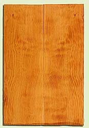 DFES34402 - Curly Douglas Fir, Solid Body Guitar Drop Top Set, Fine Grain Salvaged Old Growth, Excellent Color & Contrast, Astonishing Guitar Wood, Note: Checks out of layout, 2 panels each 0.21" x 7.5" x 21.75", S2S