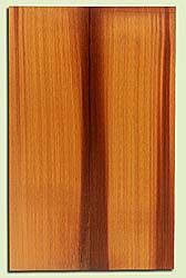 RCEB34814 - Western Redcedar, Solid Body Guitar Body Blank, Very Fine Grain Salvaged Old Growth, Excellent Color, Highly Resonant Guitar Wood, weight is 6.18 grams per cubic inch, 2 panels each 1.54" x 7.375" x 23.5", S2S