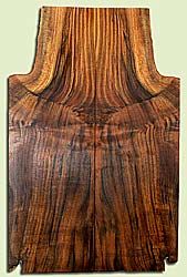 WAES40938 - Claro Walnut, Solid Body Guitar or Bass Drop Top Set, Salvaged from Commercial Grove, Excellent Color & Contrast, Exquisite Guitar Wood, 2 panels each 0.24" x 4.75 to 7.5" x 23.25", S2S