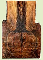 WAES40945 - Claro Walnut, Solid Body Guitar Drop Top Set, Salvaged from Commercial Grove, Excellent Color & Contrast, Exquisite Guitar Wood, 2 panels each 0.23" x 5.5 to7.375" x 22.25", S2S