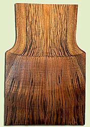 WAES40948 - Claro Walnut, Solid Body Guitar Drop Top Set, Salvaged from Commercial Grove, Excellent Color & Contrast, Exquisite Guitar Wood, 2 panels each 0.23" x 5.5 to 7.375" x 22.125", S2S