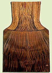 WAES40980 - Claro Walnut, Solid Body Guitar or Bass Drop Top Set, Salvaged from Commercial Grove, Excellent Color & Contrast, Exquisite Guitar Wood, 2 panels each 0.23" x 4.5 to 7.625" x 23", S2S