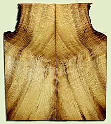 MYES41033 - Myrtlewood, Solid Body Guitar Drop Top Set, Med. to Fine Grain, Excellent Color & Curl, Outstanding Guitar Wood, 2 panels each 0.24" x 6 to 8.5" x 19.75", S2S