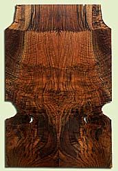 WAES42630 - Claro Walnut, Solid Body Guitar or Bass Drop Top Set, Salvaged from Commercial Grove, Excellent Color, Eco-Friendly Guitar Wood, bark inclusions, check, 2 panels each 0.21" x 7.625" x 23.375", S2S