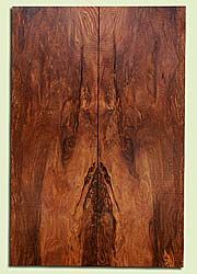 RWES42767 - Redwood, Solid Body Guitar Fat Drop Top Set, Very Fine Grain Salvaged Old Growth, Excellent Color & Curl, Exquisite Guitar Wood, Minor End Checkss and Voids, 2 panels each 0.38" x 7.75" x 23", S2S