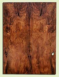 RWES42773 - Redwood, Solid Body Guitar Fat Drop Top Set, Very Fine Grain Salvaged Old Growth, Excellent Color & Curl, Exquisite Guitar Wood, Minor End Checkss and Voids, 2 panels each 0.34" x 7.75" x 21.125", S2S