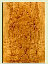 CDES43528 - Port Orford Cedar, Solid Body Guitar Drop Top Set, Salvaged Old Growth, Excellent Color & Curl, Outstanding Guitar Wood, Note: There are bark inclusions in this set, 2 panels each 0.27" x 7.75" x 21.875", S2S