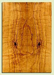 CDES43541 - Port Orford Cedar, Solid Body Guitar Drop Top Set, Salvaged Old Growth, Excellent Color & Curl, Outstanding Guitar Wood, Note: There is a knot in this set, 2 panels each 0.28" x 7.75" x 22", S2S