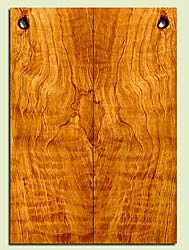 CDES43542 - Port Orford Cedar, Solid Body Guitar Drop Top Set, Salvaged Old Growth, Excellent Color & Curl, Outstanding Guitar Wood, Note: There is a knot in this set, 2 panels each 0.28" x 7.5" x 21.5", S2S