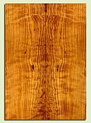 CDES43547 - Port Orford Cedar, Solid Body Guitar Drop Top Set, Salvaged Old Growth, Excellent Color & Curl, Outstanding Guitar Wood, Note: There are bark inclusions in this set, 2 panels each 0.28" x 7.875" x 22.25", S2S