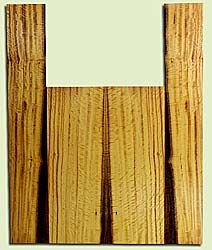 MYAS43806 - Myrtlewood, Acoustic Guitar Back & Side Set, Med. to Fine Grain, Excellent Color & Curl, Outstanding Guitar Wood, Note: Old insect damage, 2 panels each 0.18" x 8.5" x 23.375", S2S, and 2 panels each 0.17" x 5.625" x 35.5", S2S