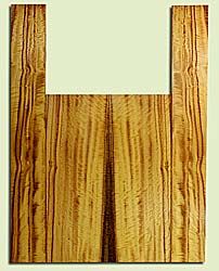 MYAS43807 - Myrtlewood, Acoustic Guitar Back & Side Set, Med. to Fine Grain, Excellent Color & Curl, Exquisite Guitar Wood, Note: Old insect damage, 2 panels each 0.18" x 8.5" x 23.375", S2S, and 2 panels each 0.17" x 5" x 35.75", S2S