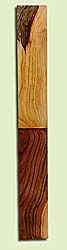 PIFB46461 - Pistachio, Guitar Fingerboard, Salvaged from Commercial Grove, Excellent Color & Contrast, Rare Guitar Fretboard Wood, 1 piece each 0.3" x 3" x 24.5", S2S