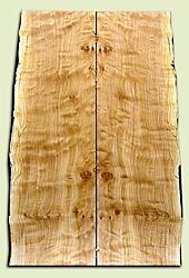 MAES04751 - Quilted Maple Guitar Drop Top Set, Good Figure, Bass or Strat size.  2 panels each  .25" x 7" x 23.5"  S1S.  Maple Luthier Tonewood Sets are an industry standard.