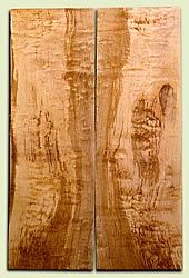 MAES05110 - Quilted Maple Guitar Top Set, Very Good Quilt Figure, Strat or Bass Guitar size.  2 panels each  .25" x 7.75" x 24"  S1S  Great Luthiers Wood