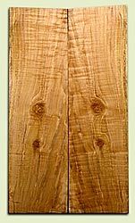 MAES05529 - Figured Maple Guitar Top Set, Good Figure, Strat or Bass Guitar size .  2 panels each  .25" x 7" x 24"  S1S  Great Guitar Wood