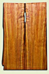 RWES09273 - Curly Redwood Solid Body Guitar or Bass Top Set, Light Figure, Fine Grain Salvaged Old Growth, More Dense than most Redwood. 2 panels each .22" x 7" x 22.5" S1S Stellar Guitar Tonewood