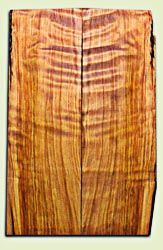 RWES09371 - Curly Redwood Solid Body Guitar or Bass Fat Drop Top Set, Good Figure and Color, Fine Grain Salvaged Old Growth, Exceptionally Hard for Redwood.   2 panels each .38" x 6.9" x 21.75" S1S Incredible Guitar Wood